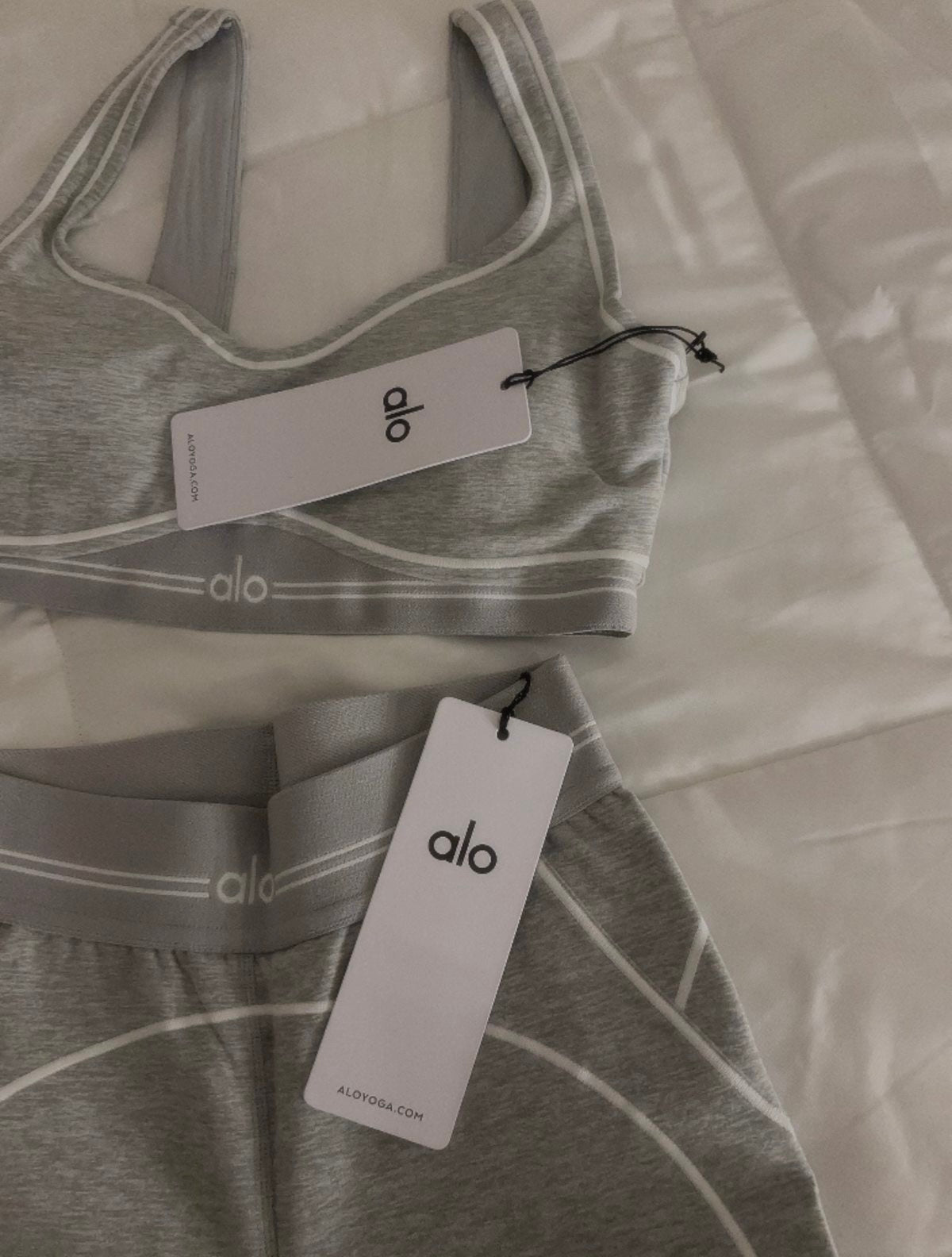 Grey Alo bra set
